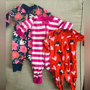 Bundle of Hanna Andersson sleepers